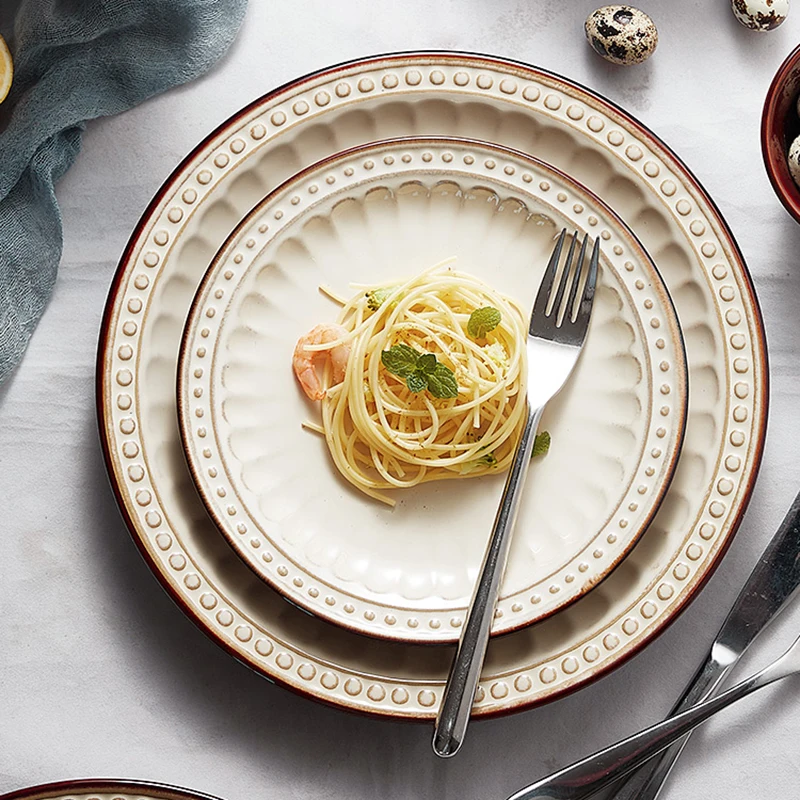 European Birthday Plate Set Aesthetic Wedding Ceramic Sushi Salad Pasta Dessert Plates Japanese Pratos De Jantar Serving Tray YQ
European Birthday Plate Set Aesthetic Wedding Ceramic Sushi Salad Pasta Dessert Plates Japanese Pratos De Jantar Serving Tray YQ