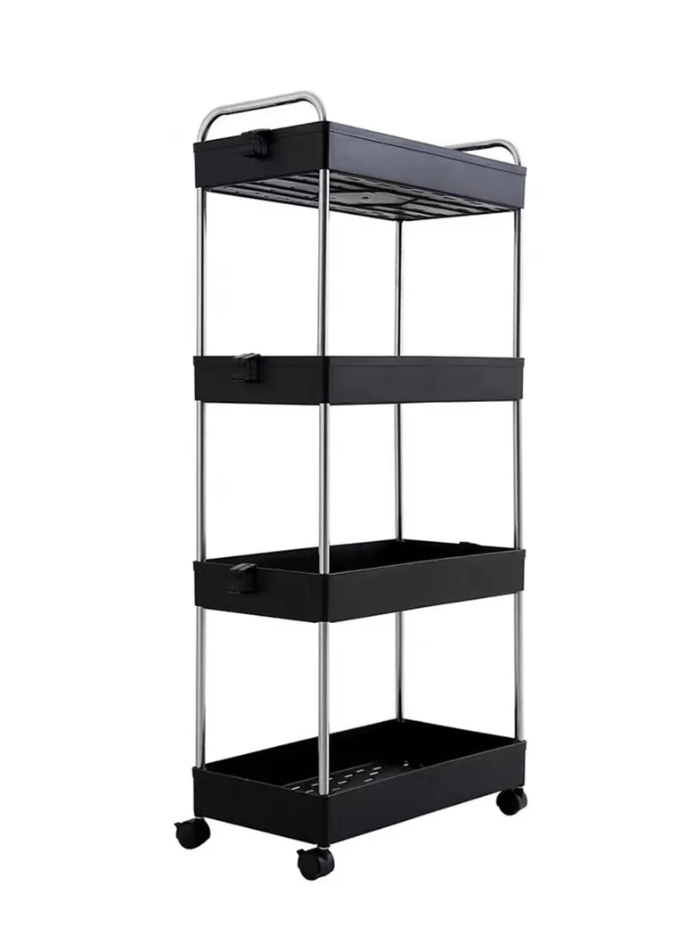 Kitchen Storage Rack 4 Tier Slim Storage Cart Mobile Seasoning Spice Organizer Bathroom Bottle Shelf Multi Function Storage Rack
Kitchen Storage Rack 4 Tier Slim Storage Cart Mobile Seasoning Spice Organizer Bathroom Bottle Shelf Multi Function Storage Rack