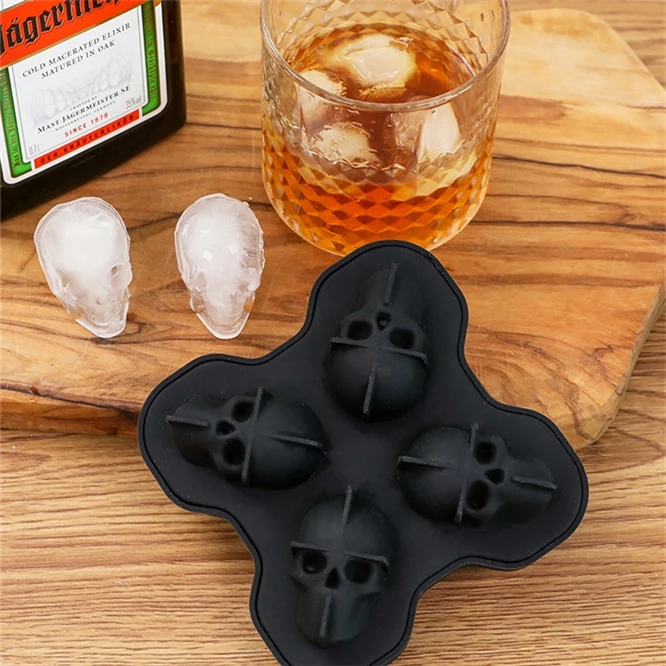 2pcs Whiskey Ice Cube Maker Skull Mold Mould Brick Round Bar Accessiories High Quality Ice Mold Kitchen Tools Halloween Party
2pcs Whiskey Ice Cube Maker Skull Mold Mould Brick Round Bar Accessiories High Quality Ice Mold Kitchen Tools Halloween Party