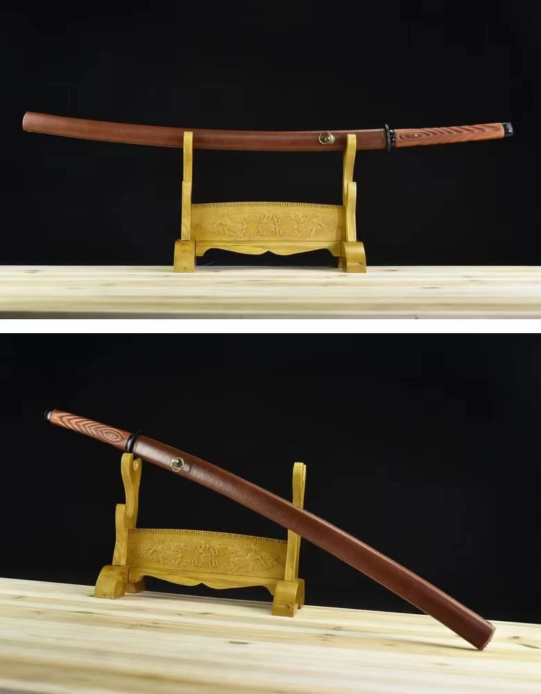 Hand-Made Japan Samurai Katana Sort Sword Falchion Glaive Temper Manganese Steel Blade Wood Sheath
Hand-Made Japan Samurai Katana Sort Sword Falchion Glaive Temper Manganese Steel Blade Wood Sheath