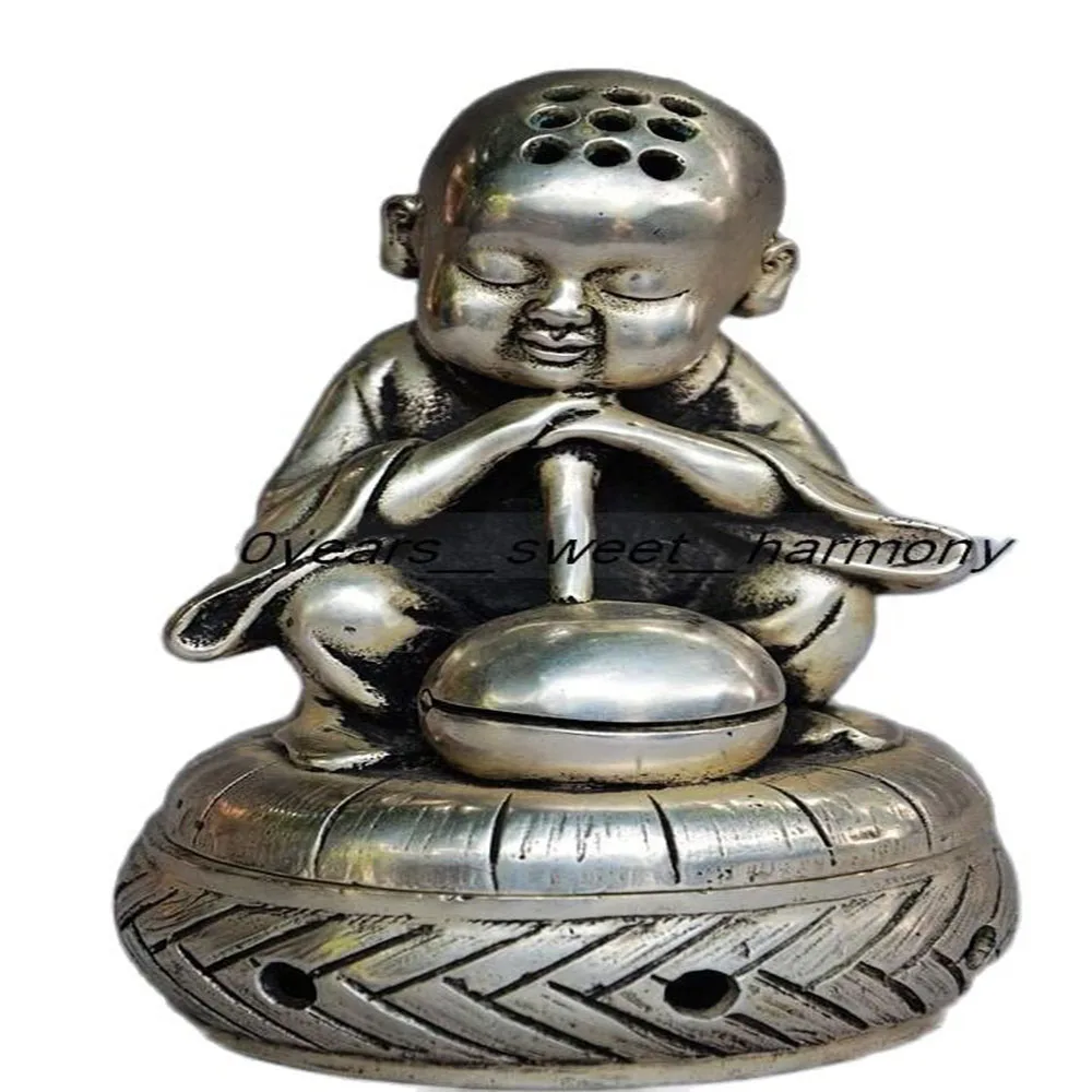 SUPERB CHINESE SILVER COPPER BUDDHIST MONK Boddha Statue decoration furnishing articles metal crafts
SUPERB CHINESE SILVER COPPER BUDDHIST MONK Boddha Statue decoration furnishing articles metal crafts
