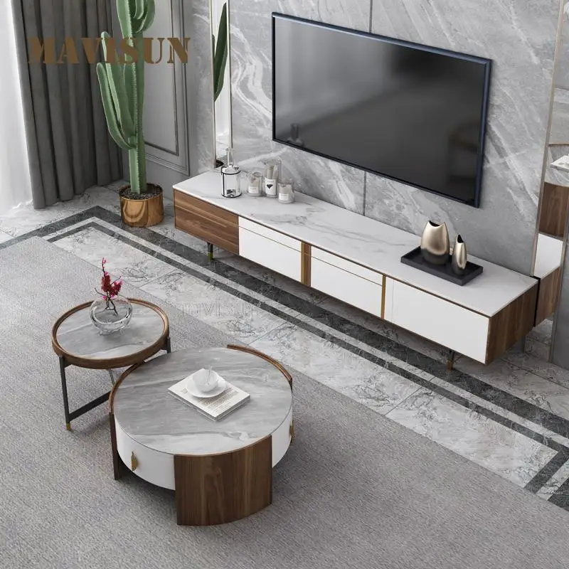 Nordic Luxury Small Round Desk For Living Room Modern Furniture Household Minimalist Design TV Cabinet And Coffee Table Set
Nordic Luxury Small Round Desk For Living Room Modern Furniture Household Minimalist Design TV Cabinet And Coffee Table Set