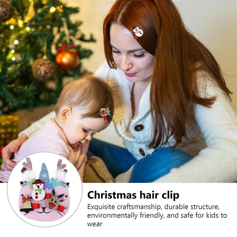 5pcs Christmas Cartoon Hair Clips Antlers Santa Hairpins Kids Hair Barrettes
5pcs Christmas Cartoon Hair Clips Antlers Santa Hairpins Kids Hair Barrettes