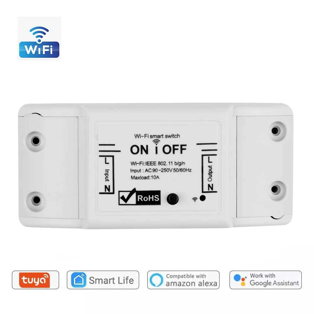 Tuya Smart Life Home APP Remote Control On/OFF Timing Breaker Smart Home For Google Home Alexa Home Appliance Controller
Tuya Smart Life Home APP Remote Control On/OFF Timing Breaker Smart Home For Google Home Alexa Home Appliance Controller