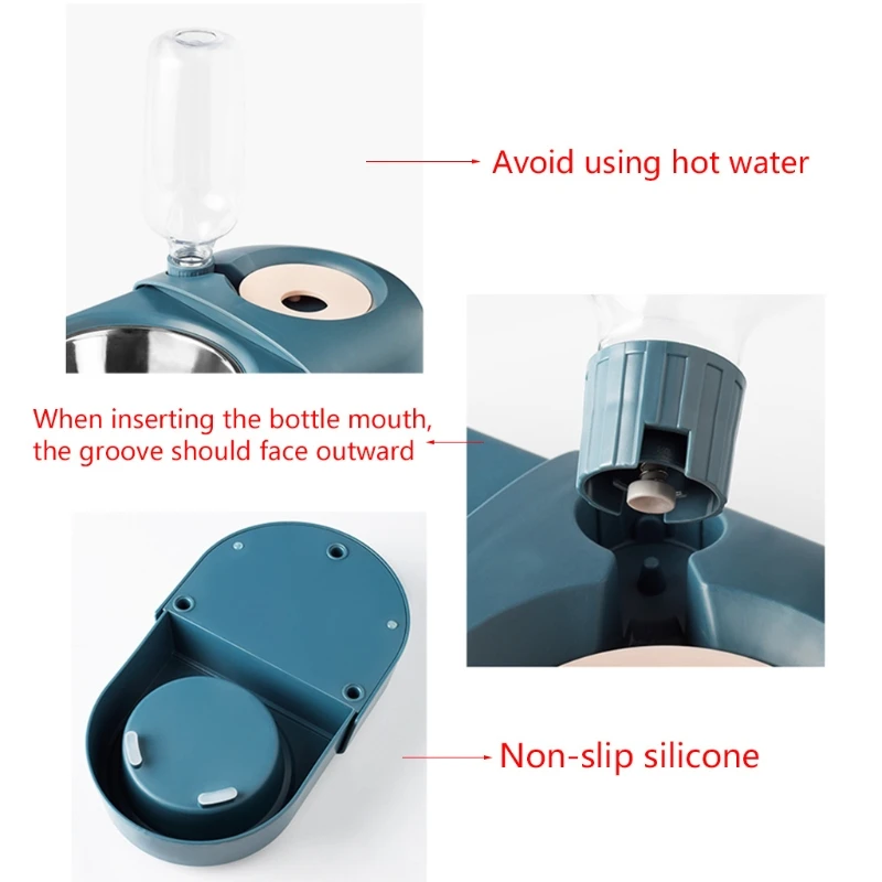 Dog Cat Food Double Bowls Auto Water Drinking Dispenser Bottle Dish Pet Feeder
Dog Cat Food Double Bowls Auto Water Drinking Dispenser Bottle Dish Pet Feeder