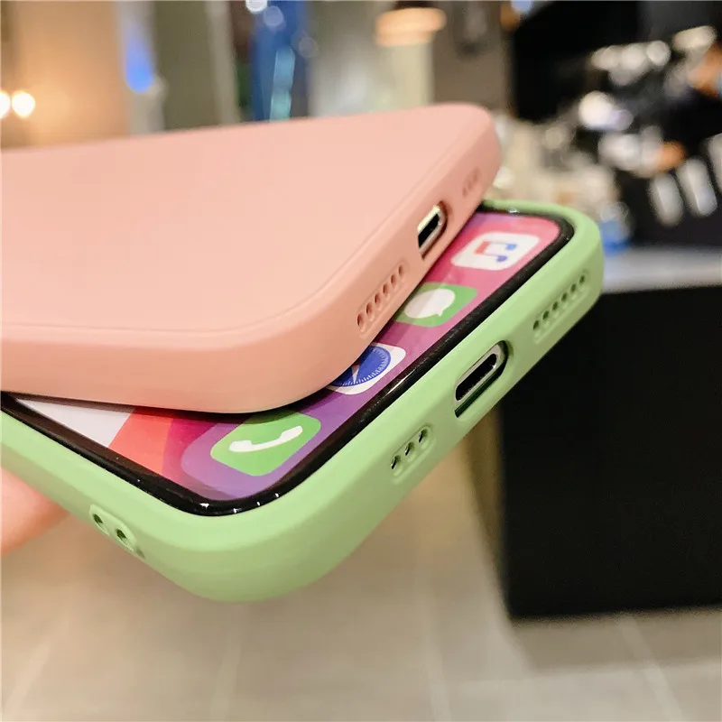Camera Protection Square Liquid Silicone Phone Case For iPhone 11 Pro Max XR XS Max 6S 8 7 Plus Candy Color Soft TPU Back Cover
Camera Protection Square Liquid Silicone Phone Case For iPhone 11 Pro Max XR XS Max 6S 8 7 Plus Candy Color Soft TPU Back Cover