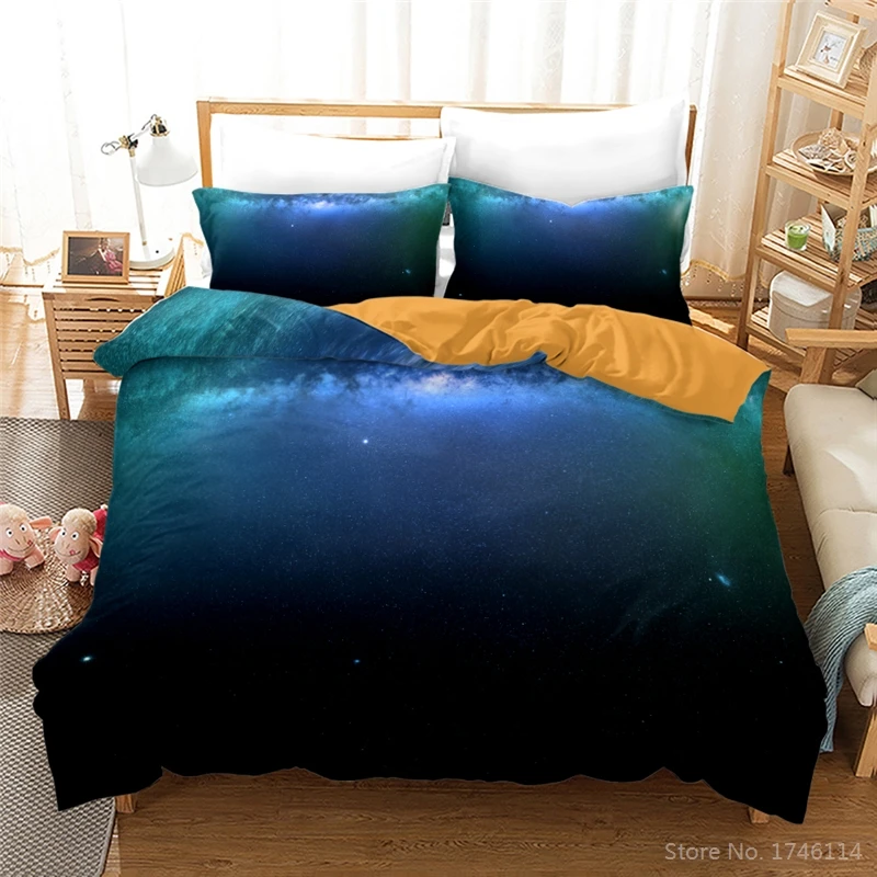 3D Galaxy Universe Outer Space Printed Comforter Cover / Duvet Cover Set Twin Full Queen King Size Bedding Set Soft Bed Linens
3D Galaxy Universe Outer Space Printed Comforter Cover / Duvet Cover Set Twin Full Queen King Size Bedding Set Soft Bed Linens