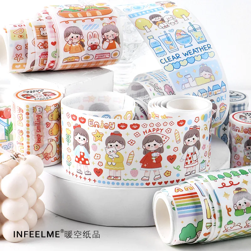 1pcs/1lot Decorative Adhesive tapes long trip Cute characters Scrapbooking DIY Paper Scrapbooking Stickers 3.6m
1pcs/1lot Decorative Adhesive tapes long trip Cute characters Scrapbooking DIY Paper Scrapbooking Stickers 3.6m