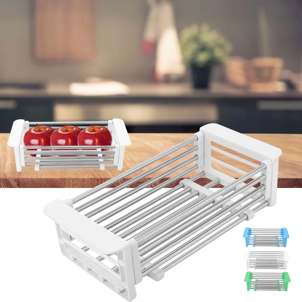 Telescopic Retractable Drainer Rack Stainless Steel Sink Rack Fruit Storage Drying Rack Drainer for Vegetable Dishes Storage
Telescopic Retractable Drainer Rack Stainless Steel Sink Rack Fruit Storage Drying Rack Drainer for Vegetable Dishes Storage