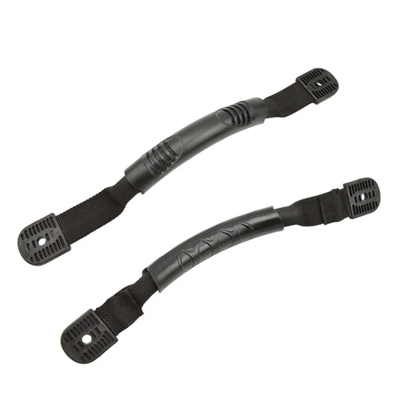 2 шт. Сменные ручки для переноски Каяка, черная нейлоновая фурнитура, прочные ручки для переноски облегчают транспортировку Каяка 
2 шт. Сменные ручки для переноски Каяка, черная нейлоновая фурнитура, прочные ручки для переноски облегчают транспортировку Каяка