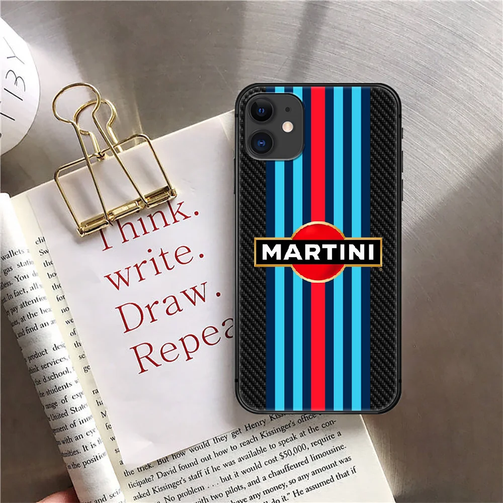 Martini Racing Car Phone Case Cover For Iphone 5 6 7 8 11 12 5S 6S X Xr XS Se Plus Pro Max Mini 2020 Black Silicone Cover Shell
Martini Racing Car Phone Case Cover For Iphone 5 6 7 8 11 12 5S 6S X Xr XS Se Plus Pro Max Mini 2020 Black Silicone Cover Shell