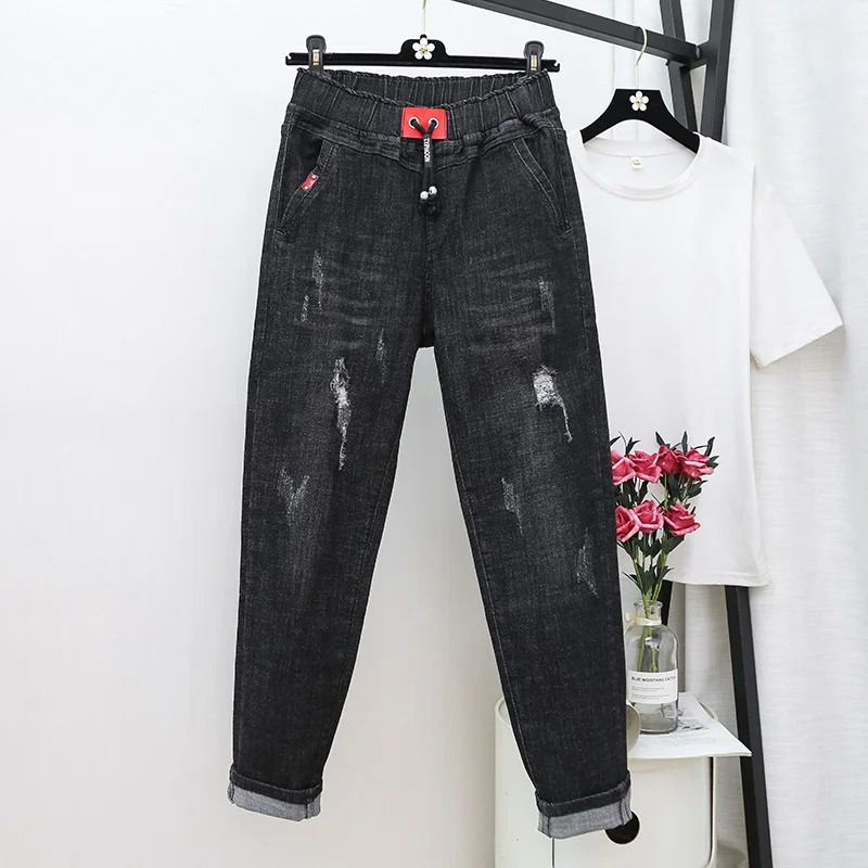 5XL джинсы с высокой талией для женщин; Большие размеры шаровары комплект на каждый день в винтажном стиле; Джинсы для женщин в стиле бойфренд...
5XL джинсы с высокой талией для женщин; Большие размеры шаровары комплект на каждый день в винтажном стиле; Джинсы для женщин в стиле бойфренд...