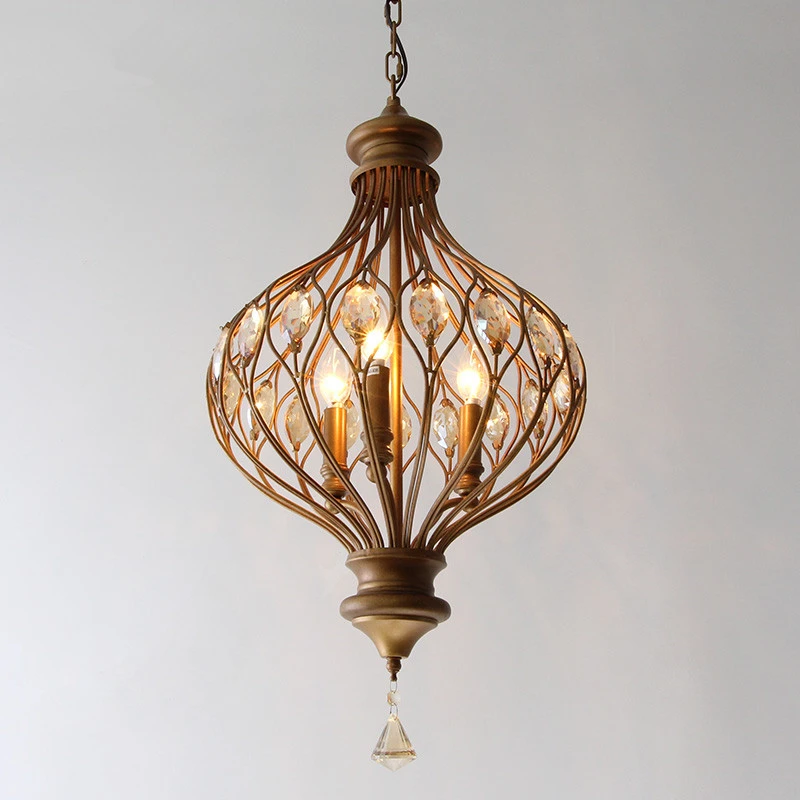 Retro American Dining Room Crystal Chandelier Vintage Art Designer Parlor Coffee Shop Hanging Lamp With Led Bulbs Free Shipping
Retro American Dining Room Crystal Chandelier Vintage Art Designer Parlor Coffee Shop Hanging Lamp With Led Bulbs Free Shipping