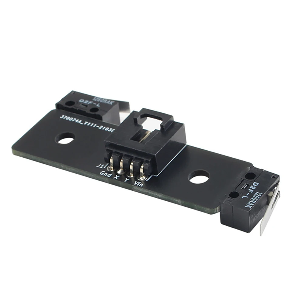 Black Mechanical Limit Switch Board For Voron V2.4 Microswitch Endstop 3.5x 1.37 Inch 3D Print Accessories For Control
Black Mechanical Limit Switch Board For Voron V2.4 Microswitch Endstop 3.5x 1.37 Inch 3D Print Accessories For Control