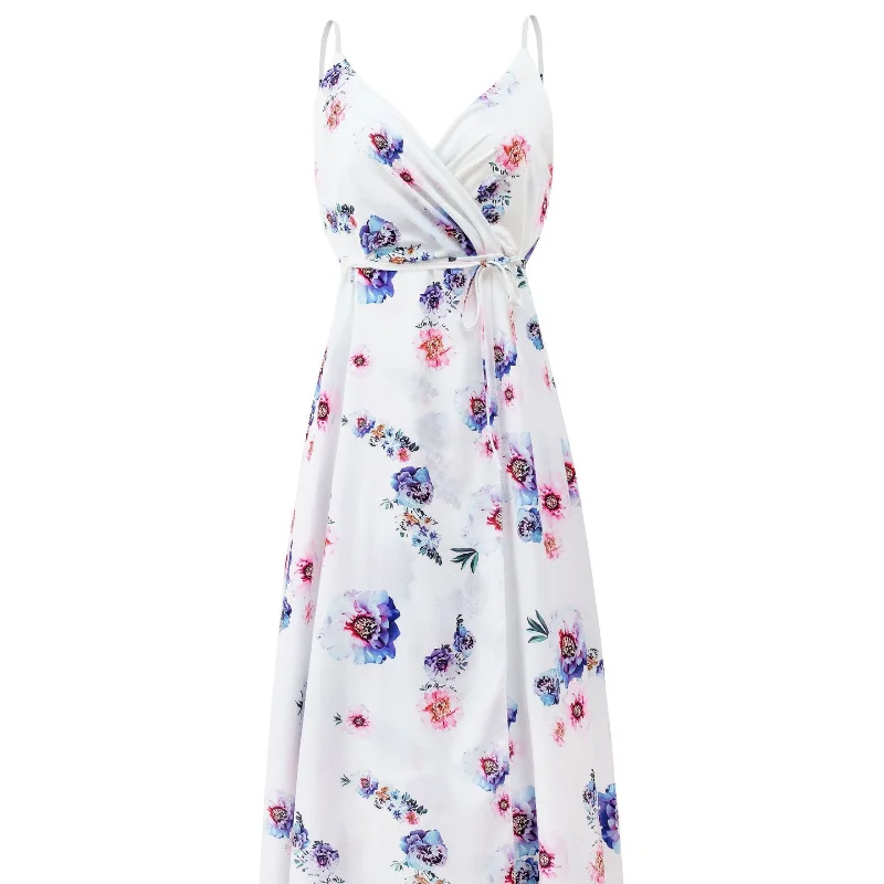 Summer Dress Women Short Puff Sleeve Flroal Printed Ruched Party High Split Long Maxi Dresses Drawstring Sexy Vestidos Sundress
Summer Dress Women Short Puff Sleeve Flroal Printed Ruched Party High Split Long Maxi Dresses Drawstring Sexy Vestidos Sundress