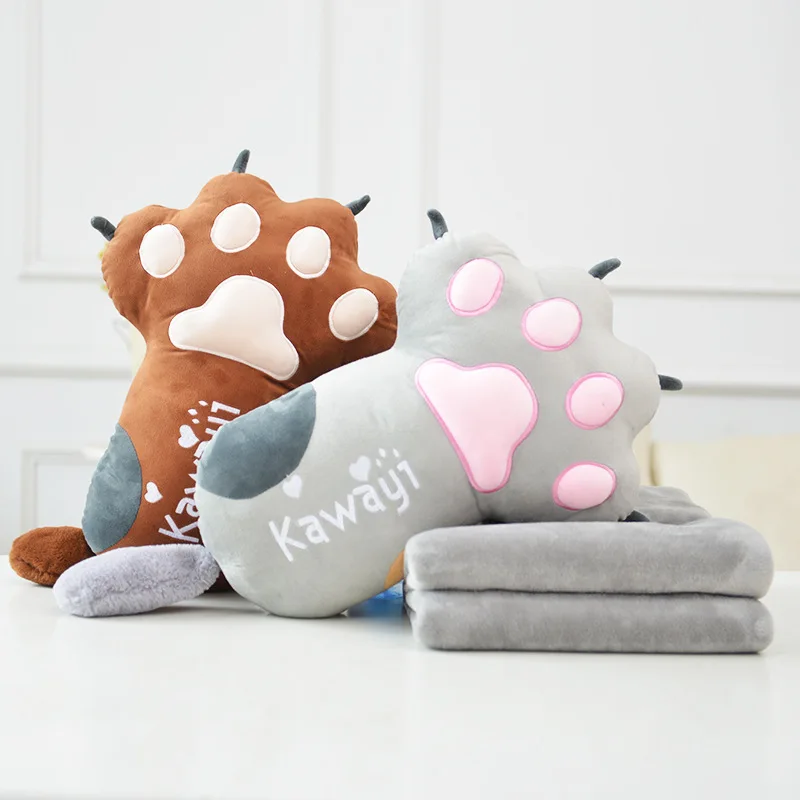 Winter Cartoon Cat Paw Pillow Kids Quilt Multifunctional Air Conditioning Blanket Car Office Nap Quilt Student Plush Pillow
Winter Cartoon Cat Paw Pillow Kids Quilt Multifunctional Air Conditioning Blanket Car Office Nap Quilt Student Plush Pillow