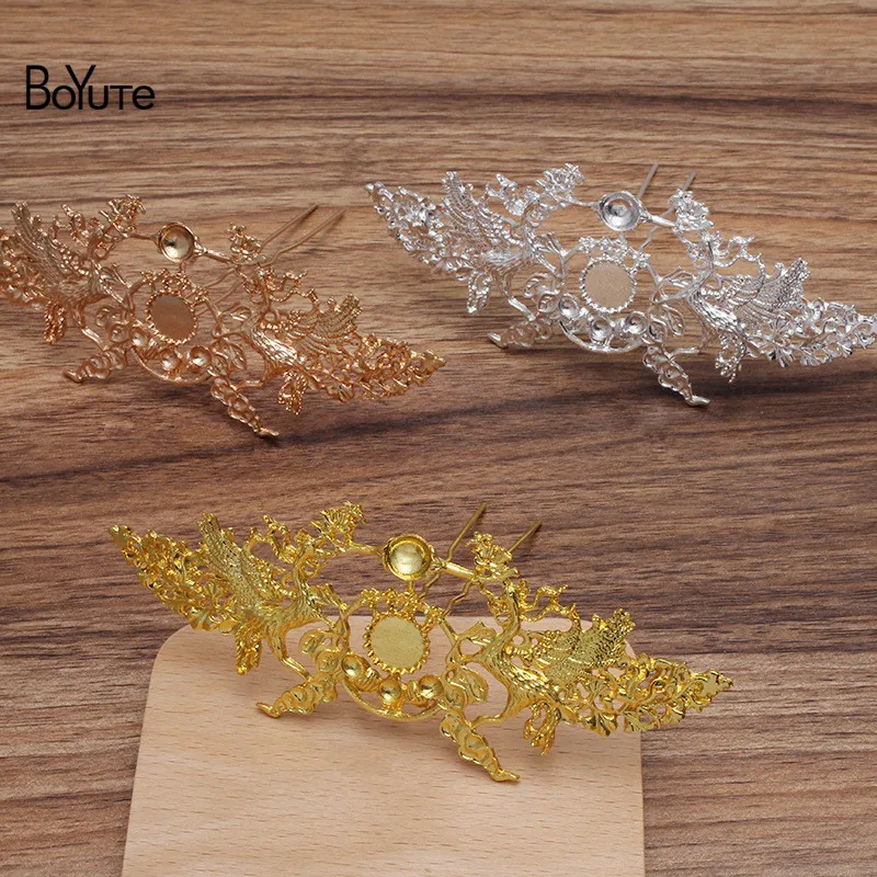 BoYuTe (5 Pieces/Lot) 51*129MM Metal Alloy Hair Fork Diy Hand Made Retro Palace Hair Accessories Materials 
BoYuTe (5 Pieces/Lot) 51*129MM Metal Alloy Hair Fork Diy Hand Made Retro Palace Hair Accessories Materials