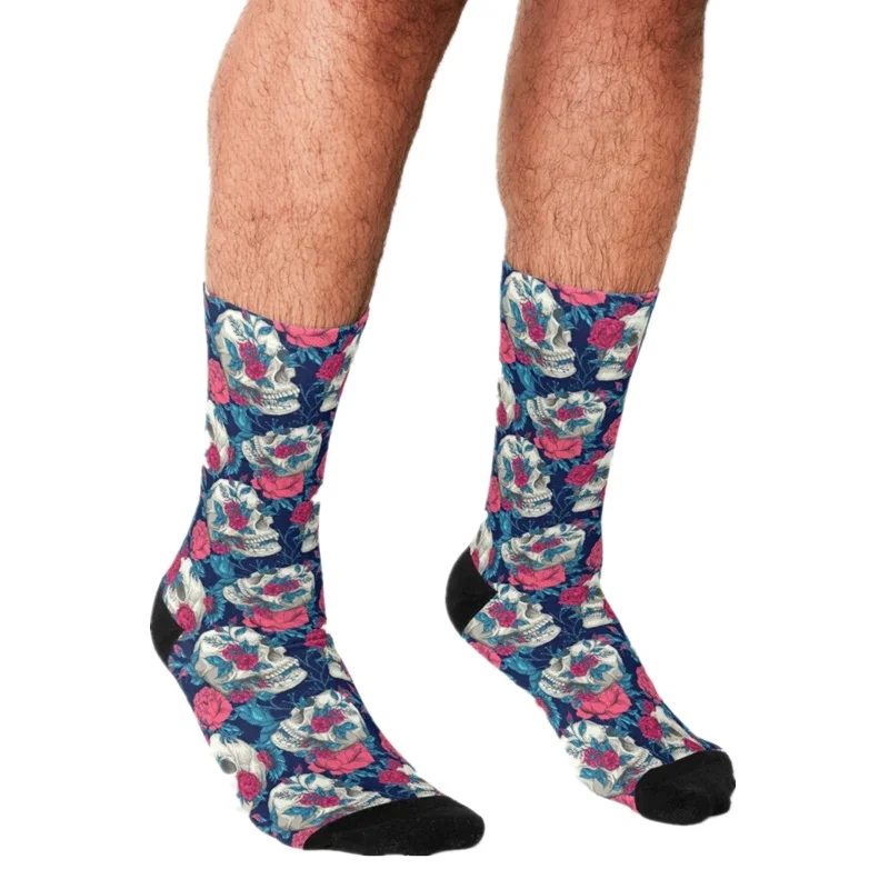 Funny Socks Men harajuku Sugar Skull Day of Dead Pink Printed Happy hip hop Men Socks Novelty Skateboard Crew Casual Crazy Socks
Funny Socks Men harajuku Sugar Skull Day of Dead Pink Printed Happy hip hop Men Socks Novelty Skateboard Crew Casual Crazy Socks