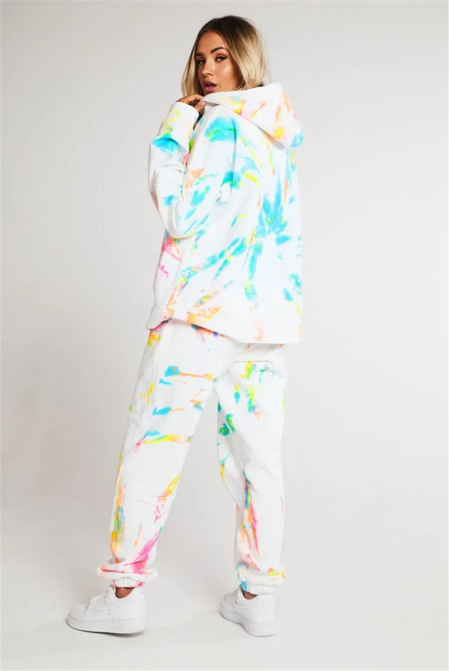 Tie Dye Women Tracksuit Winter Autumn Loose Long Sleeve Hooded Woman Two Piece Sets
Tie Dye Women Tracksuit Winter Autumn Loose Long Sleeve Hooded Woman Two Piece Sets