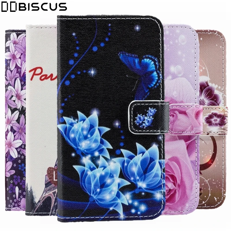 Art Painting Flower Book Wallet Flip Leather Cover Soft Case For Huawei Y5 2019 AMN-LX9 AMN-LX1 AMN-LX3 Honor 8S KSE-LX9 KSA-LX9 | Мобильные