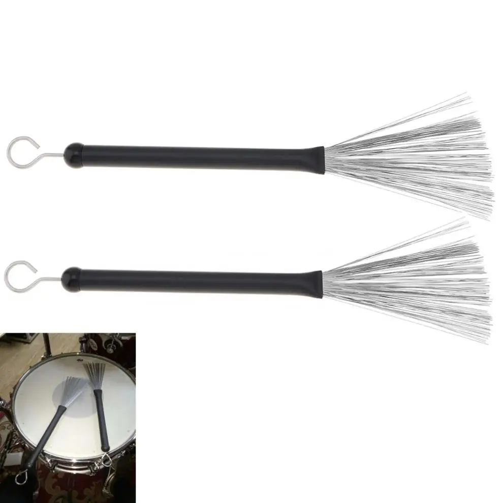 Drumsticks 1 Pair Full Metal Jazz Drum Sticks Retractable Aluminium Alloy Steel Wire Drumsticks Percussion Drum Brushes
Drumsticks 1 Pair Full Metal Jazz Drum Sticks Retractable Aluminium Alloy Steel Wire Drumsticks Percussion Drum Brushes
