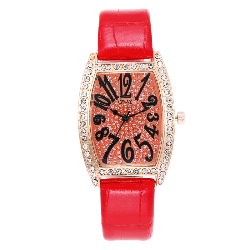 Quartz Watch Women Clock Ladies Wristwatch Square Leather Strap Rectangle Diamond Fashion Women's Dress montre carre femme Clock
Quartz Watch Women Clock Ladies Wristwatch Square Leather Strap Rectangle Diamond Fashion Women's Dress montre carre femme Clock