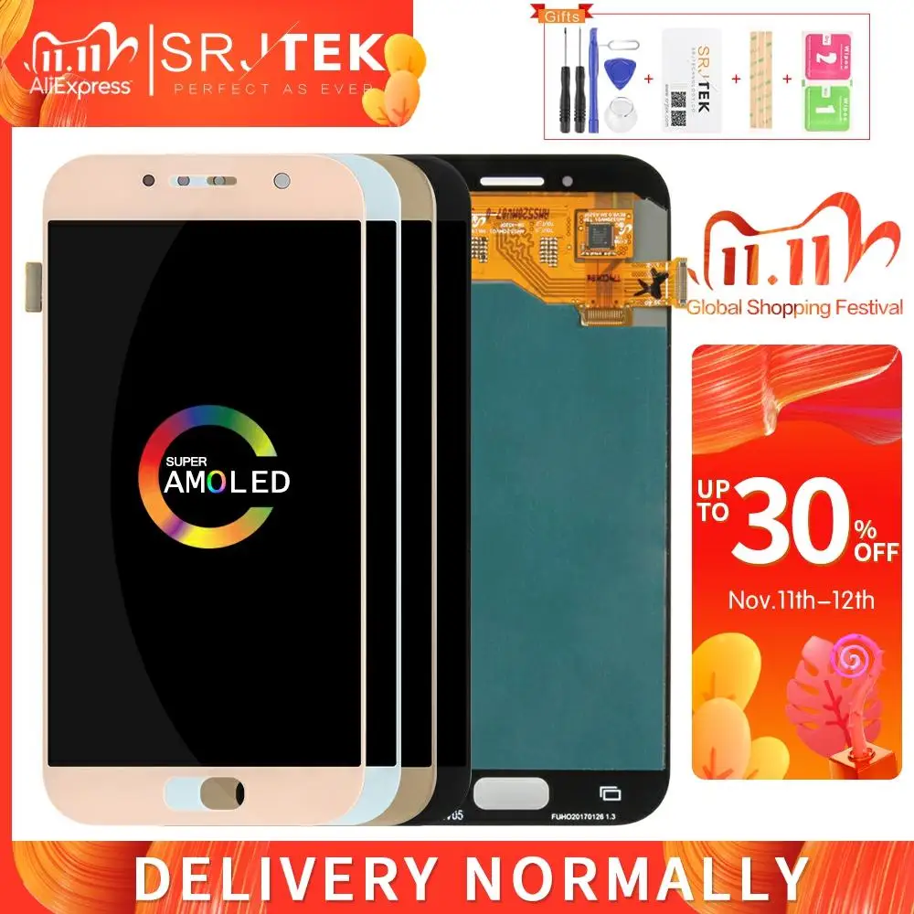 AMOLED-дисплей для SAMSUNG GALAXY A5 2017, A520, A520F, SM-A520F, ЖК-дисплей + сенсорный дигитайзер, сенсор, стекло в сборе с рамкой A5 2017
AMOLED-дисплей для SAMSUNG GALAXY A5 2017, A520, A520F, SM-A520F, ЖК-дисплей + сенсорный дигитайзер, сенсор, стекло в сборе с рамкой A5 2017
