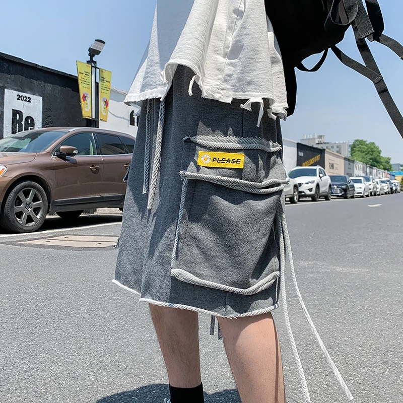 Hip Hop Shorts Men Sweat Drawstring Big Pocket Harajuku Overalls Streetwear Pants Oversized Pantalones Male Clothing ED50DK
Hip Hop Shorts Men Sweat Drawstring Big Pocket Harajuku Overalls Streetwear Pants Oversized Pantalones Male Clothing ED50DK
