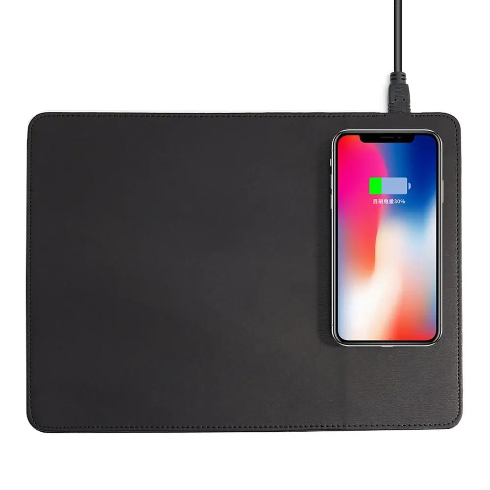 Mobile Phone Qi Wireless Charger Charging Mouse Pad Mat PU Leather Mousepad for iPhone X / 8 Plus Samsung s8 Plus / Note 8
Mobile Phone Qi Wireless Charger Charging Mouse Pad Mat PU Leather Mousepad for iPhone X / 8 Plus Samsung s8 Plus / Note 8
