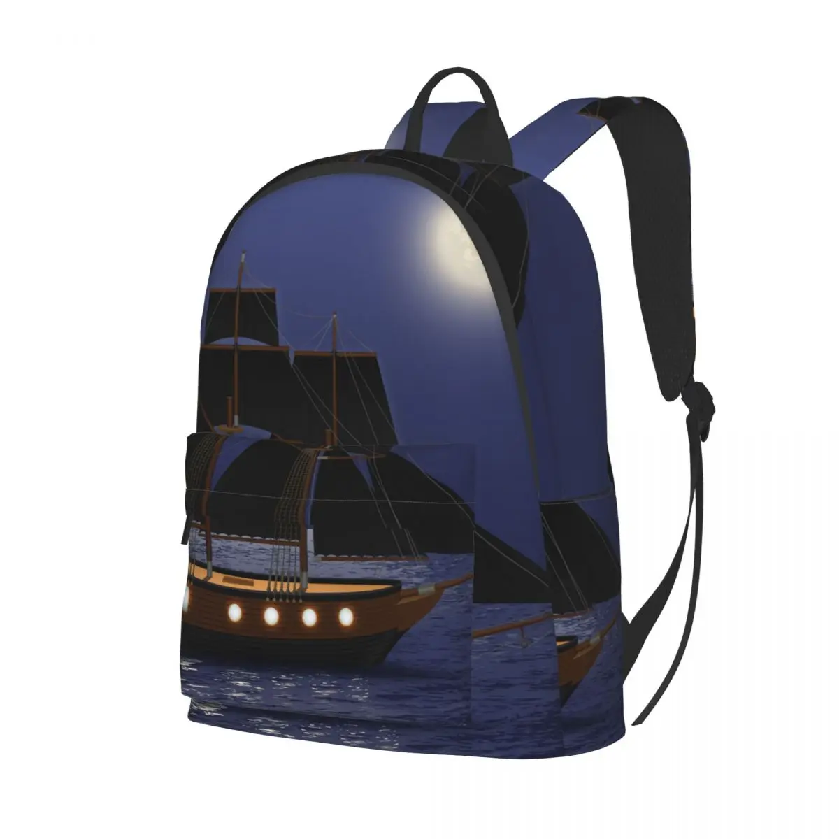 College School Bag Casual Vintage Ship With Sails Night Sea Backpack Book Packbag for Teenager Travel Shoulder Bag
College School Bag Casual Vintage Ship With Sails Night Sea Backpack Book Packbag for Teenager Travel Shoulder Bag