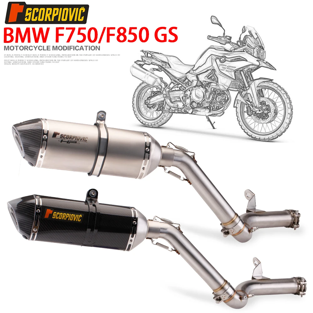 Suitable for BMW motorcycle F750GS F850GS mid-section exhaust pipe non-destructive modification carbon fiber tail section
Suitable for BMW motorcycle F750GS F850GS mid-section exhaust pipe non-destructive modification carbon fiber tail section