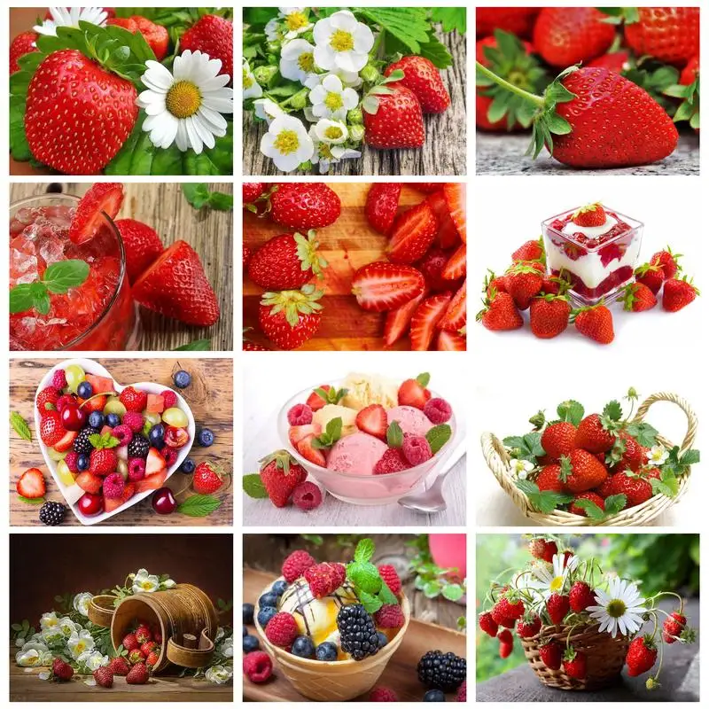 RUOPOTY Acrylic Painting By Numbers DIY Gift Coloring By Numbers Strawberry Fruit Number Painting Home Decor For Adults
RUOPOTY Acrylic Painting By Numbers DIY Gift Coloring By Numbers Strawberry Fruit Number Painting Home Decor For Adults