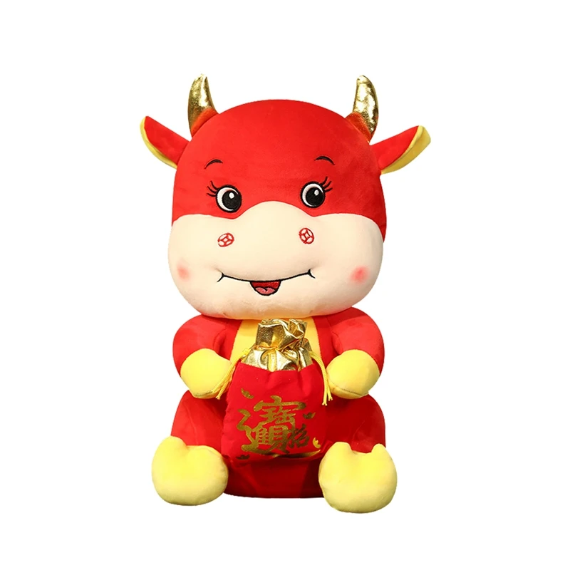 Новый год Китайский Знак зодиака бык крупного рогатого скота плюшевые куклы красного цвета с принтом коровы талисман подвеска плюшевая кук...
Новый год Китайский Знак зодиака бык крупного рогатого скота плюшевые куклы красного цвета с принтом коровы талисман подвеска плюшевая кук...