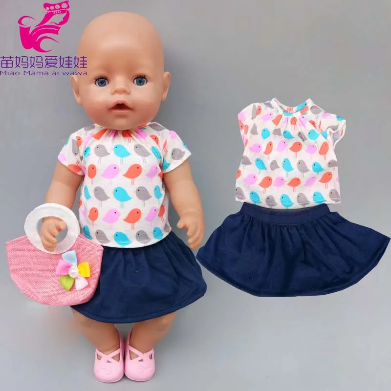 Doll Dress Fit for 43cm Bebe Born Doll Reborn Baby Clothes and 18inch Doll Accessories Baby Girl Gift
Doll Dress Fit for 43cm Bebe Born Doll Reborn Baby Clothes and 18inch Doll Accessories Baby Girl Gift
