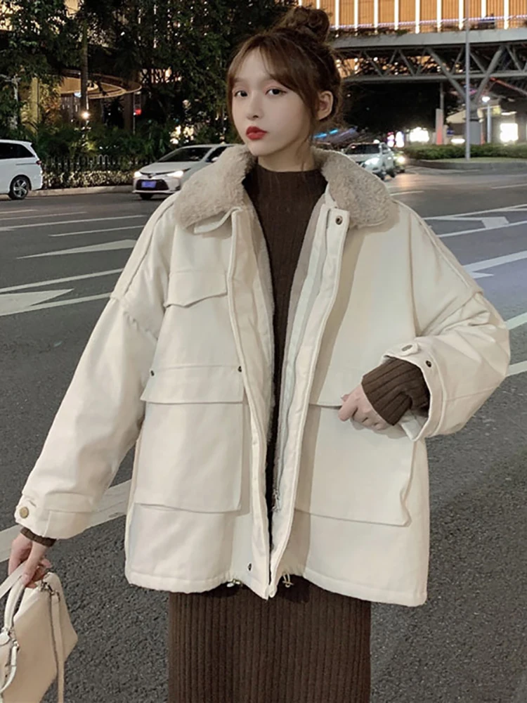Tooling Padded Jacket 2021 New Autumn And Winter Clothes Korean Version Loose Retro Wild Thick Padded Jacket Female Ins Tide
Tooling Padded Jacket 2021 New Autumn And Winter Clothes Korean Version Loose Retro Wild Thick Padded Jacket Female Ins Tide