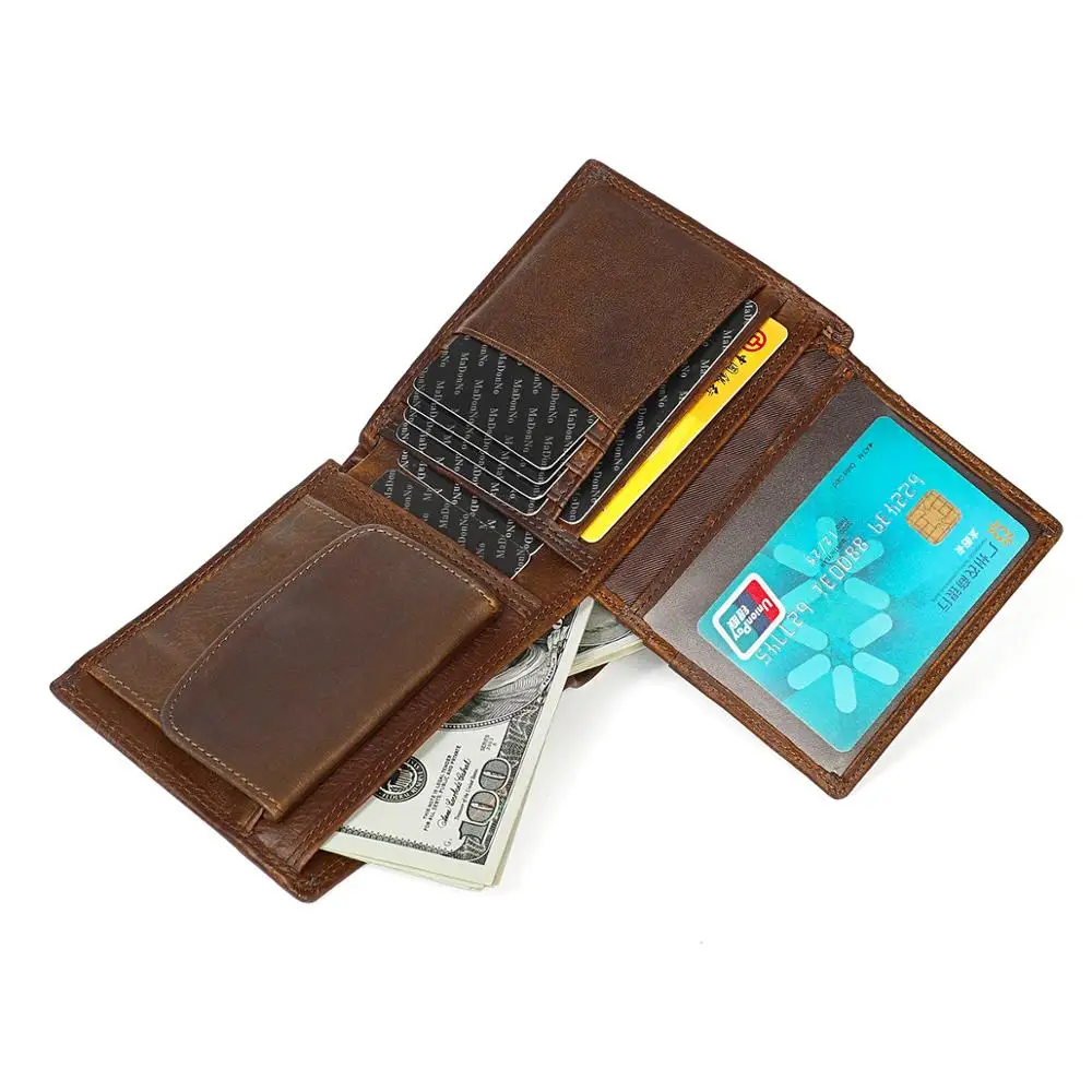 Vintage RFID Men Wallets Fashion Cowhide Mens Wallet Coin Bag New Zipper Short Wallet Genuine Leather Purses Dollar Money Bag
Vintage RFID Men Wallets Fashion Cowhide Mens Wallet Coin Bag New Zipper Short Wallet Genuine Leather Purses Dollar Money Bag