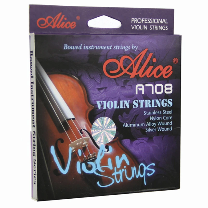 4 pcs/set Violin Strings Set Ball End A, E, G, D, a Set Violino String For 3/4 4/4 Violin
4 pcs/set Violin Strings Set Ball End A, E, G, D, a Set Violino String For 3/4 4/4 Violin