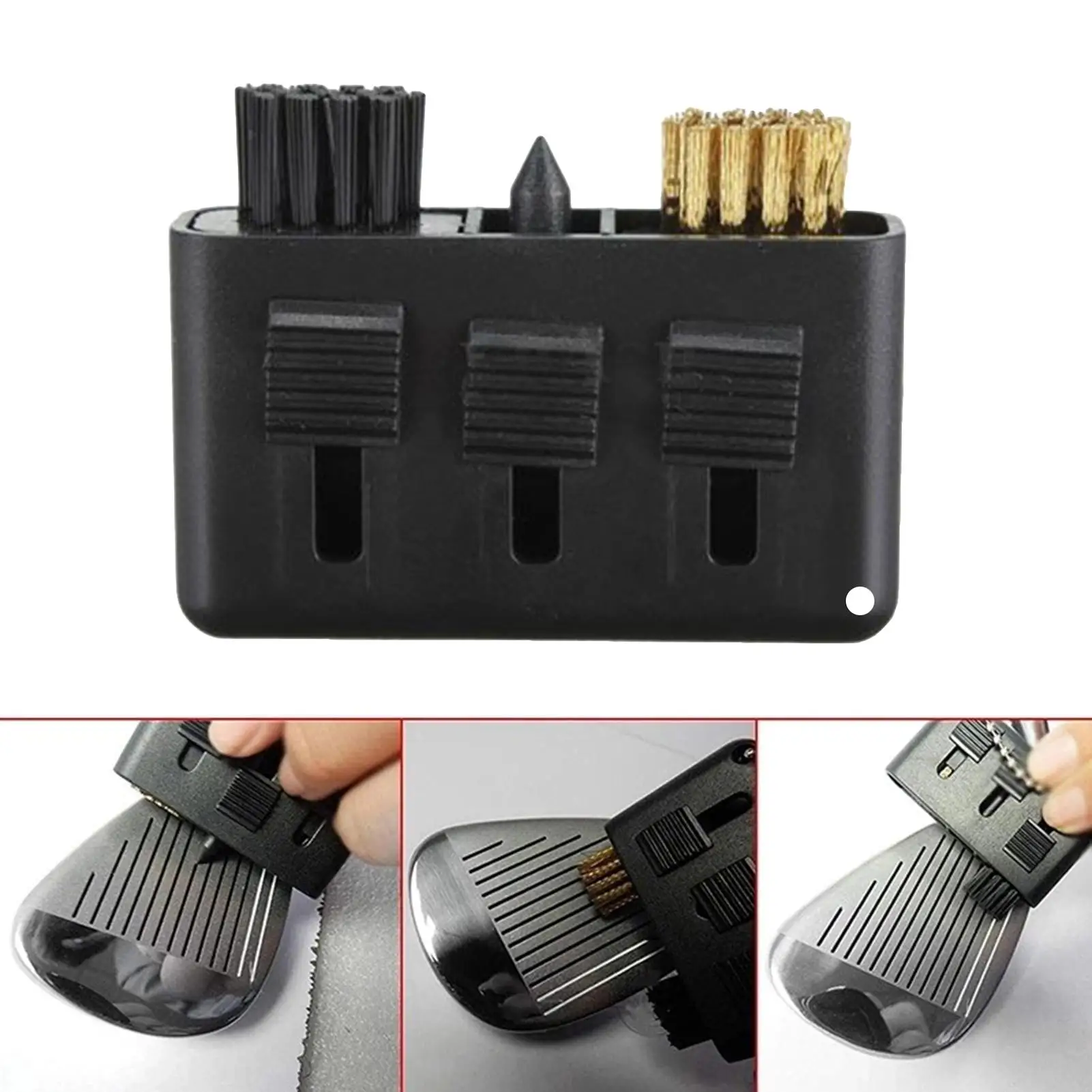 Multi-Purpose Nylon Hair Golf Cleaning Brush Copper Wire Golf Club Grooves Putter Wedge Ball Cleaner Golfing Sports Accessories
Multi-Purpose Nylon Hair Golf Cleaning Brush Copper Wire Golf Club Grooves Putter Wedge Ball Cleaner Golfing Sports Accessories