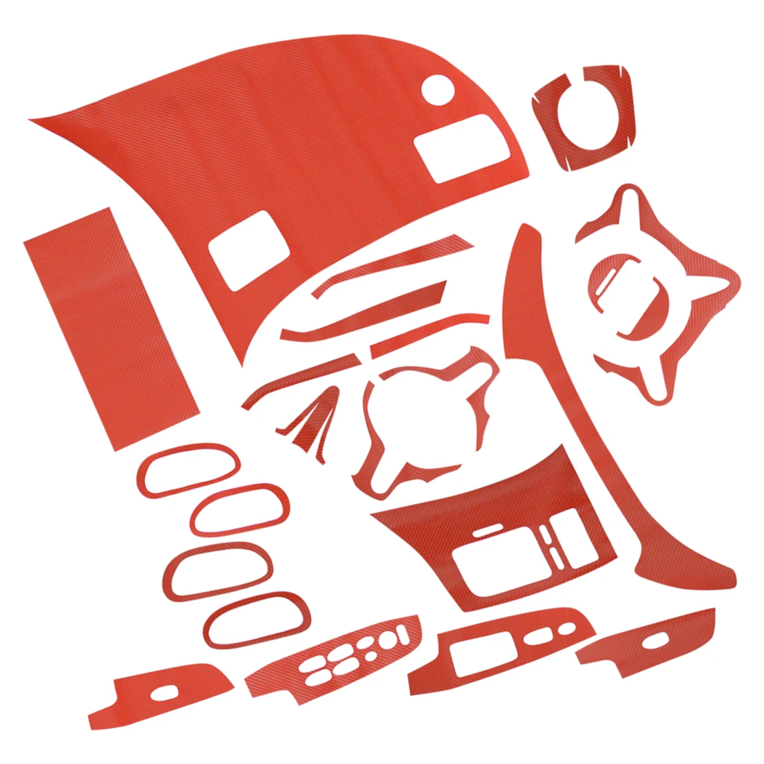 24pcs Red Carbon Fiber Pattern Car Interior Decoration Sticker Decal Trim Kit Fit For Honda Civic 2006 2007 2008 2009 2010 2011 
24pcs Red Carbon Fiber Pattern Car Interior Decoration Sticker Decal Trim Kit Fit For Honda Civic 2006 2007 2008 2009 2010 2011