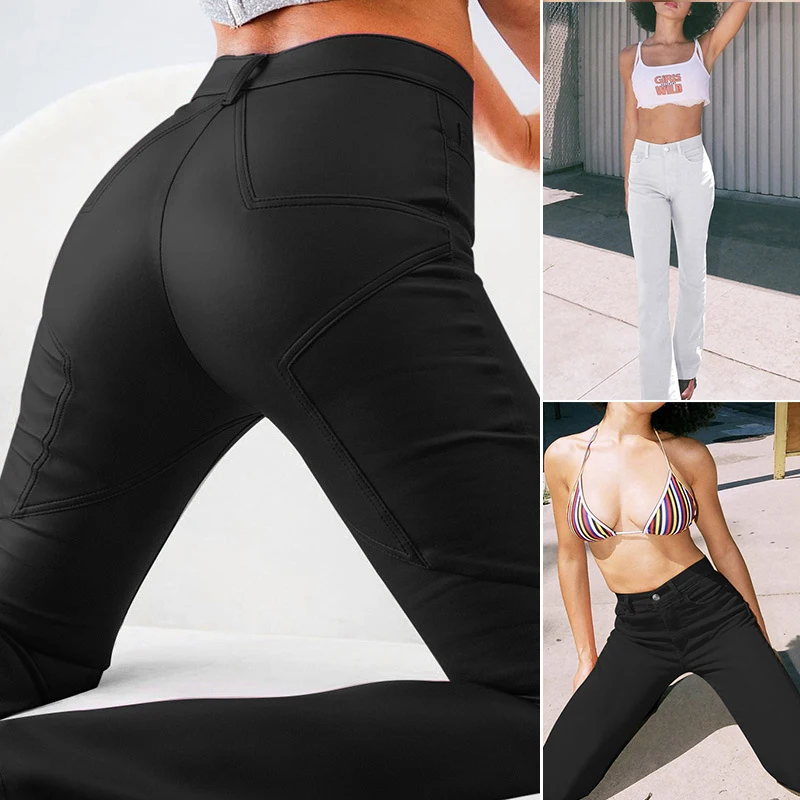 Fashion Casual Tight-Fitting Buttocks Stitching Irregular Stripes Solid Color Trousers
Fashion Casual Tight-Fitting Buttocks Stitching Irregular Stripes Solid Color Trousers