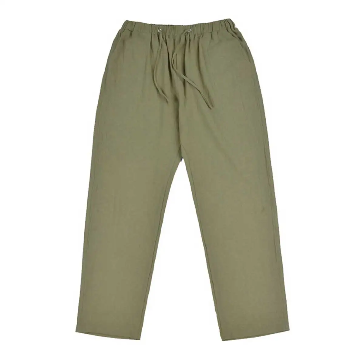 Plus Size S-5XL Men Solid Color Linen Trousers Elastic Drawstring Loose Wide Leg Pants Casual Sport Jogger Pant with Pockets
Plus Size S-5XL Men Solid Color Linen Trousers Elastic Drawstring Loose Wide Leg Pants Casual Sport Jogger Pant with Pockets