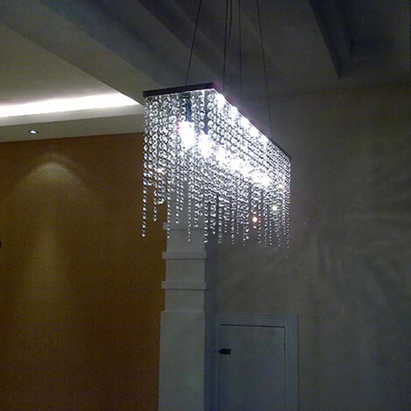 Modern Rectangular crystal novelty pendant lights LED E14 retro royal pendant lamp for bedroom restaurant hotel kitchen parlor
Modern Rectangular crystal novelty pendant lights LED E14 retro royal pendant lamp for bedroom restaurant hotel kitchen parlor