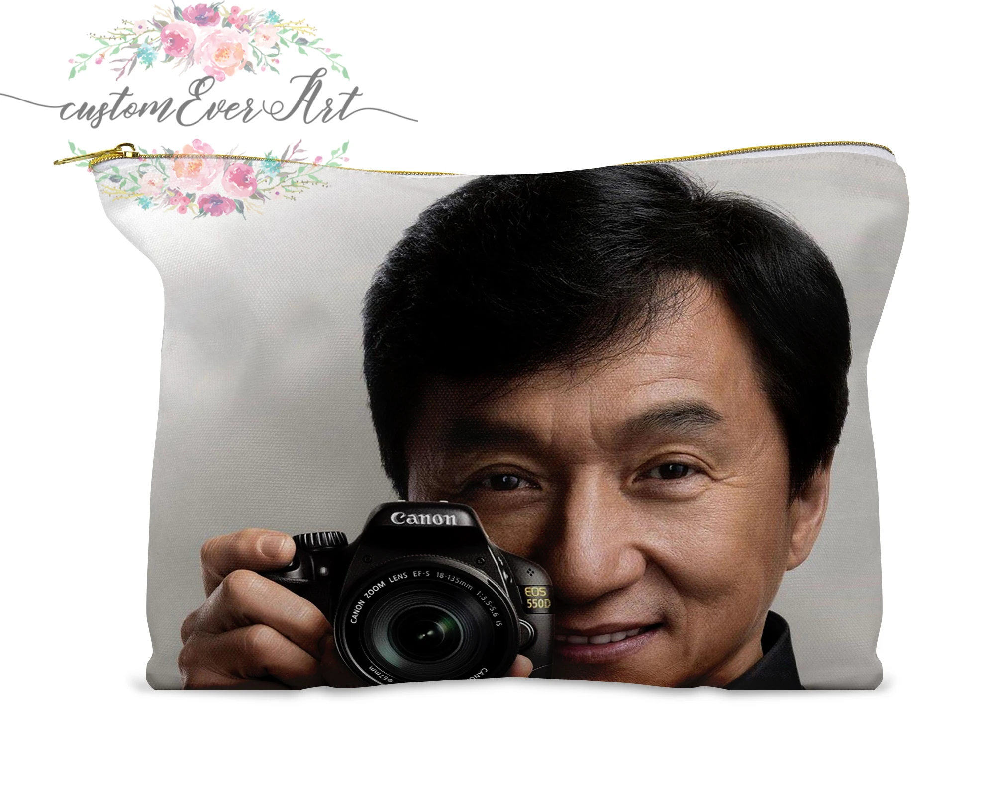 Jackie Chan cosmetic bag personalized small makeup bag funny makeup organizer toiletry bag zipper pouch
Jackie Chan cosmetic bag personalized small makeup bag funny makeup organizer toiletry bag zipper pouch