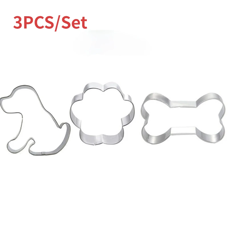 3PCS Patisserie Pet Dog Bone Claw Fondant Cake Decor Tools Metal Cookie Cutter Paste Chocolate Biscuit Mold Bakery Baking Tools
3PCS Patisserie Pet Dog Bone Claw Fondant Cake Decor Tools Metal Cookie Cutter Paste Chocolate Biscuit Mold Bakery Baking Tools