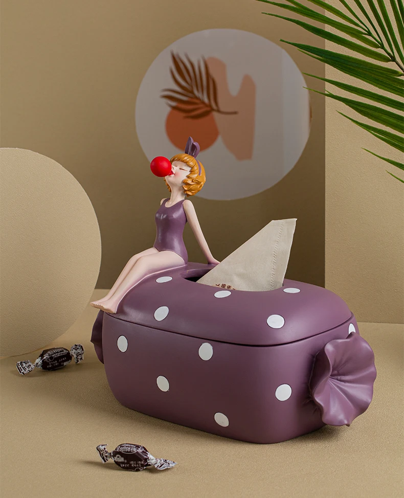 Cute Resin Tissue Boxes Modern Luxury Creative Girl Nordic Living Room Tissue Boxes Table Scatole Di Tessuto Home Decor DG50TB
Cute Resin Tissue Boxes Modern Luxury Creative Girl Nordic Living Room Tissue Boxes Table Scatole Di Tessuto Home Decor DG50TB