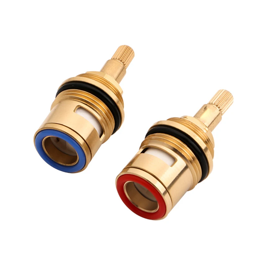 Brass Ceramic Tap Valve Faucet Cartridge Bathroom Hot Cold Large flow Water Mixer Valve Faucet Accessory 
Brass Ceramic Tap Valve Faucet Cartridge Bathroom Hot Cold Large flow Water Mixer Valve Faucet Accessory