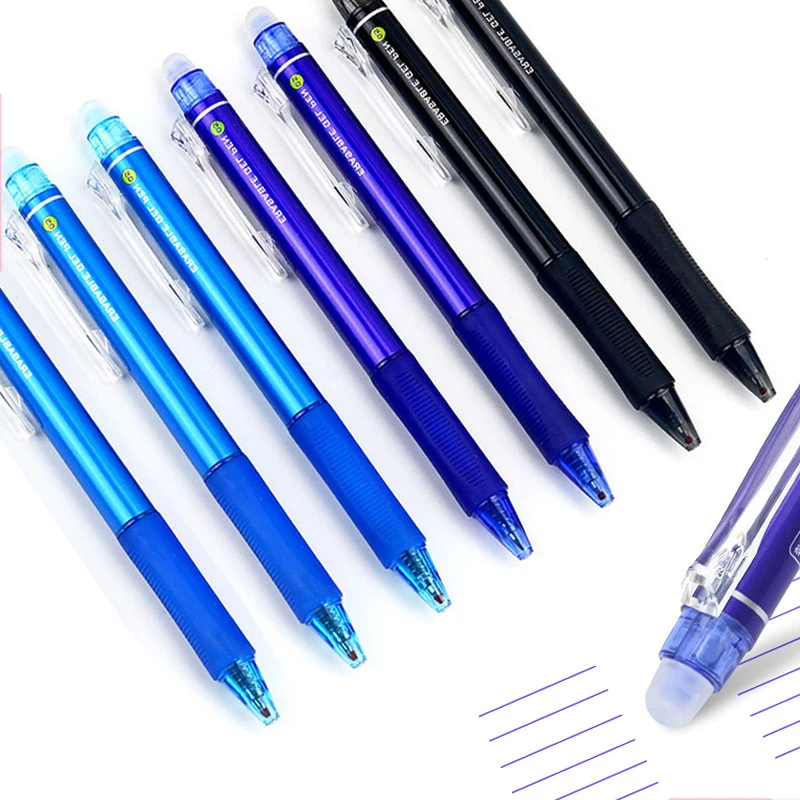 1pcs Magic Erasable Gel Pen 0.5mm Washable Handle Push High Capacity Erasable Pen Refills Rod Office School Writing Stationery
1pcs Magic Erasable Gel Pen 0.5mm Washable Handle Push High Capacity Erasable Pen Refills Rod Office School Writing Stationery