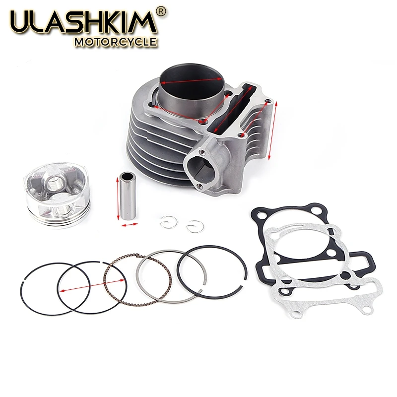 High Performance Scooter GY6 125 upgrade to GY6 150 Cylinder Kit bore 57.4mm Cylinder 157qmj 152qmi Engine 4T
High Performance Scooter GY6 125 upgrade to GY6 150 Cylinder Kit bore 57.4mm Cylinder 157qmj 152qmi Engine 4T