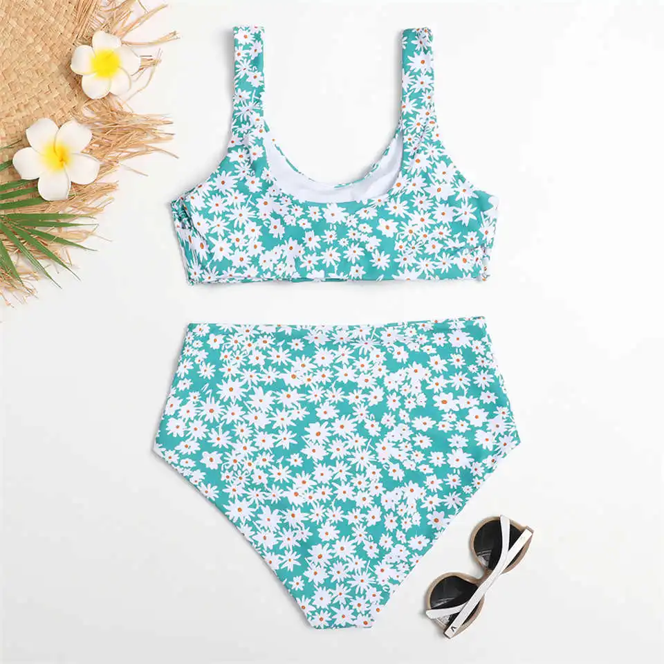 High Waist Swimsuit Women Printed Bikini Set Separate Swimwear Triangle Beach Wear Summer Bathing Suits S M L Female Biquinis
High Waist Swimsuit Women Printed Bikini Set Separate Swimwear Triangle Beach Wear Summer Bathing Suits S M L Female Biquinis