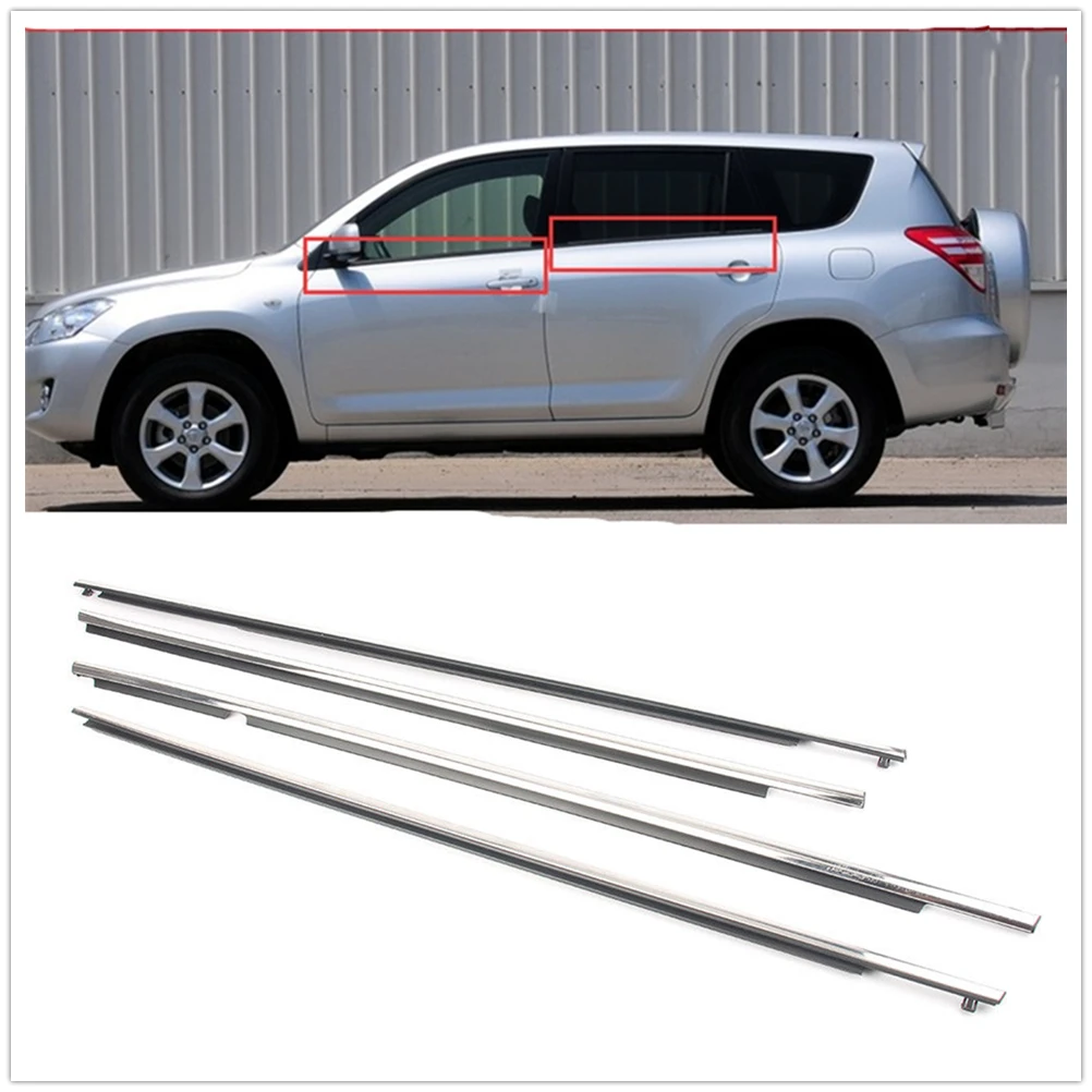 4PCS Window Door Belt Molding Weatherstrips Trim Strips For Toyota RAV 4 2013-2018
4PCS Window Door Belt Molding Weatherstrips Trim Strips For Toyota RAV 4 2013-2018